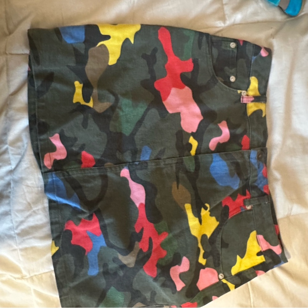 Signature Camouflage Mini Skirt - Multicolor